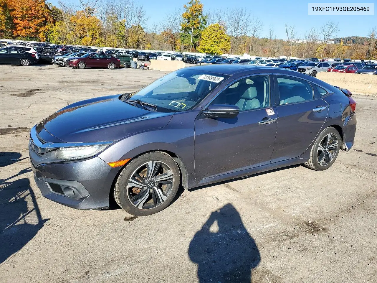 HONDA CIVIC 2016, VIN 19XFC1F93GE205469