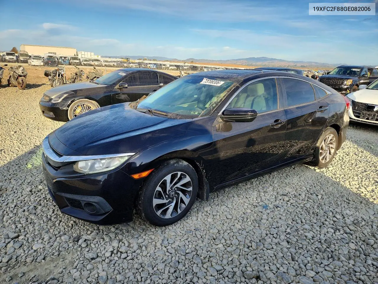 HONDA CIVIC 2016, VIN 19XFC2F88GE082006