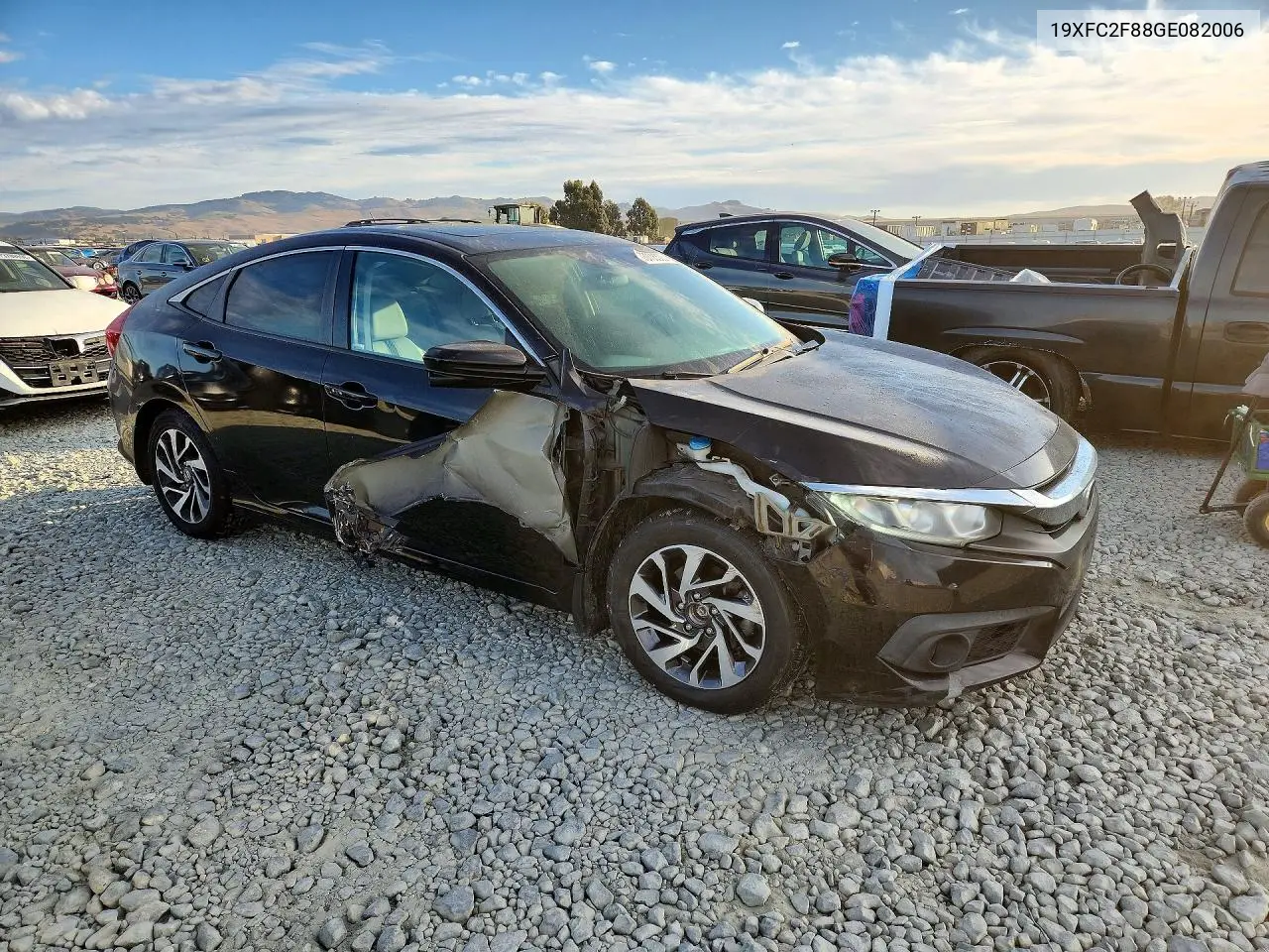 2016 HONDA CIVIC VIN 19XFC2F88GE082006 — фото 4