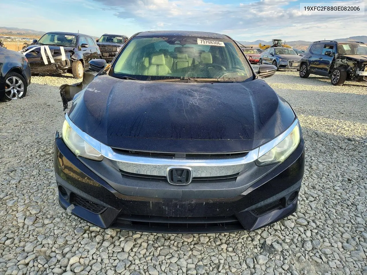 2016 HONDA CIVIC VIN 19XFC2F88GE082006 — фото 5