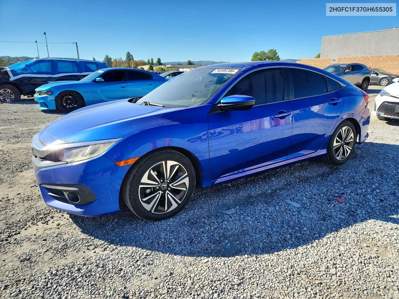 HONDA CIVIC 2016, VIN 2HGFC1F37GH655305