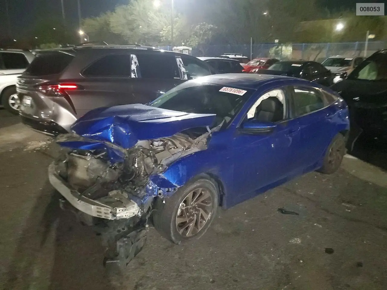 HONDA CIVIC 2017, VIN 19XFC2F79HE008053