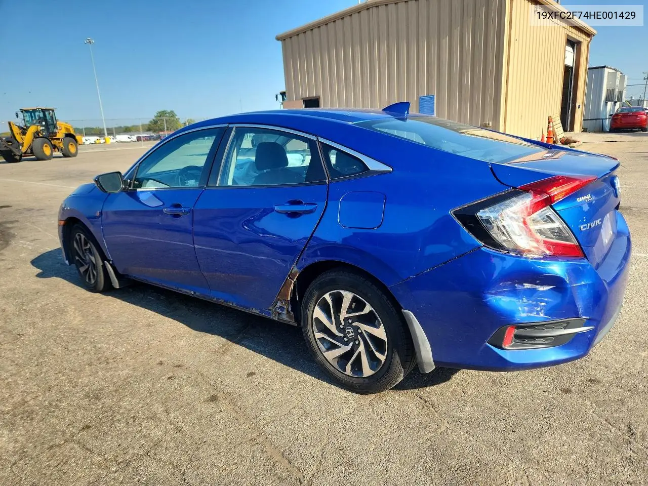 2017 HONDA CIVIC VIN 19XFC2F74HE001429 — фото 2