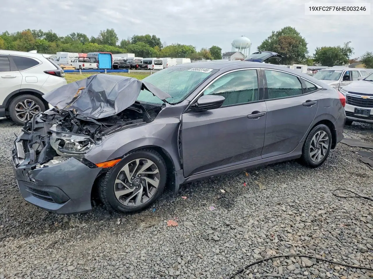 HONDA CIVIC 2017, VIN 19XFC2F76HE003246