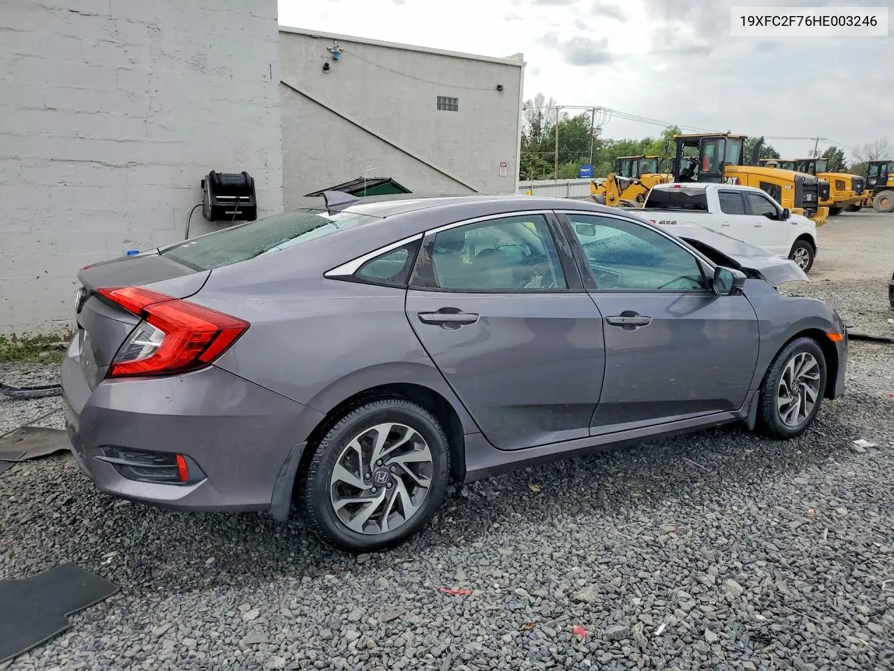 2017 HONDA CIVIC VIN 19XFC2F76HE003246 — фото 3