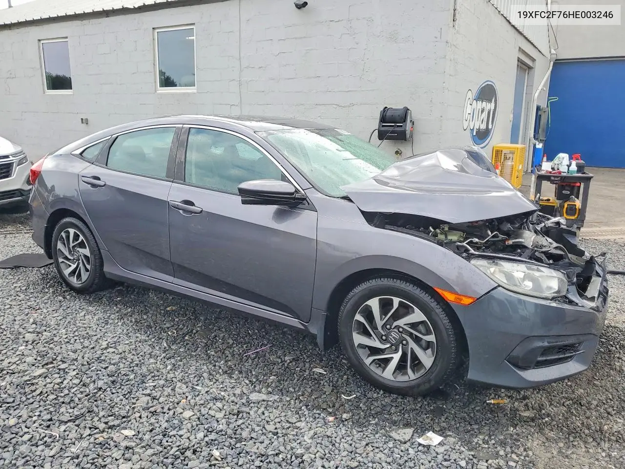 2017 HONDA CIVIC VIN 19XFC2F76HE003246 — фото 4