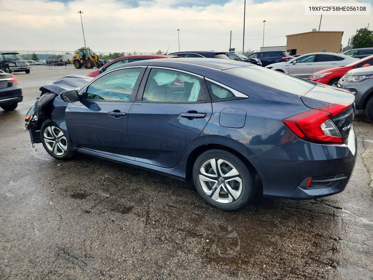 2017 HONDA CIVIC VIN 19XFC2F58HE056108 — фото 2