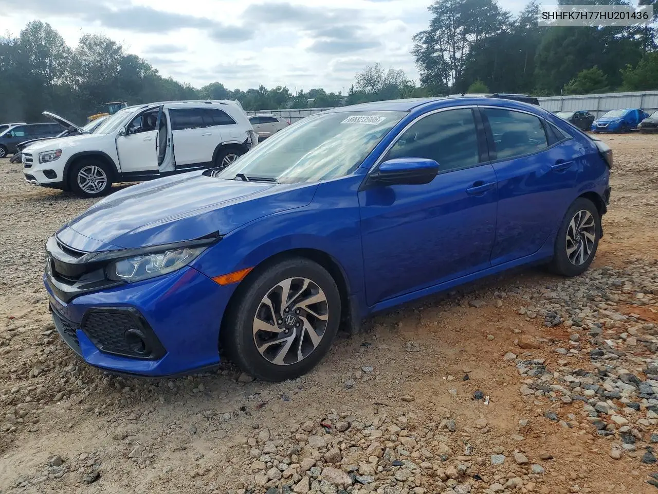 HONDA CIVIC 2017, VIN SHHFK7H77HU201436