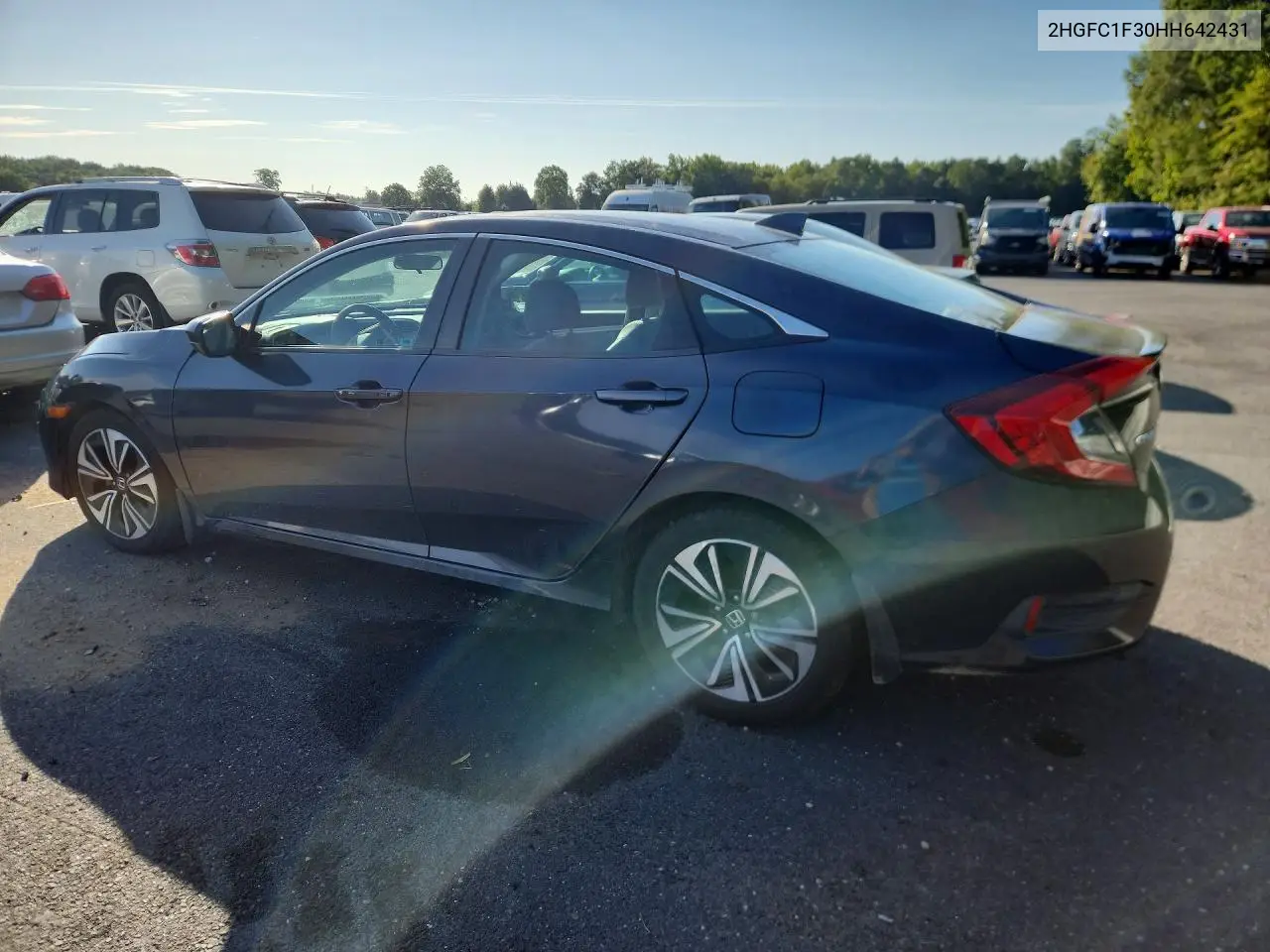 2017 HONDA CIVIC VIN 2HGFC1F30HH642431 — фото 2
