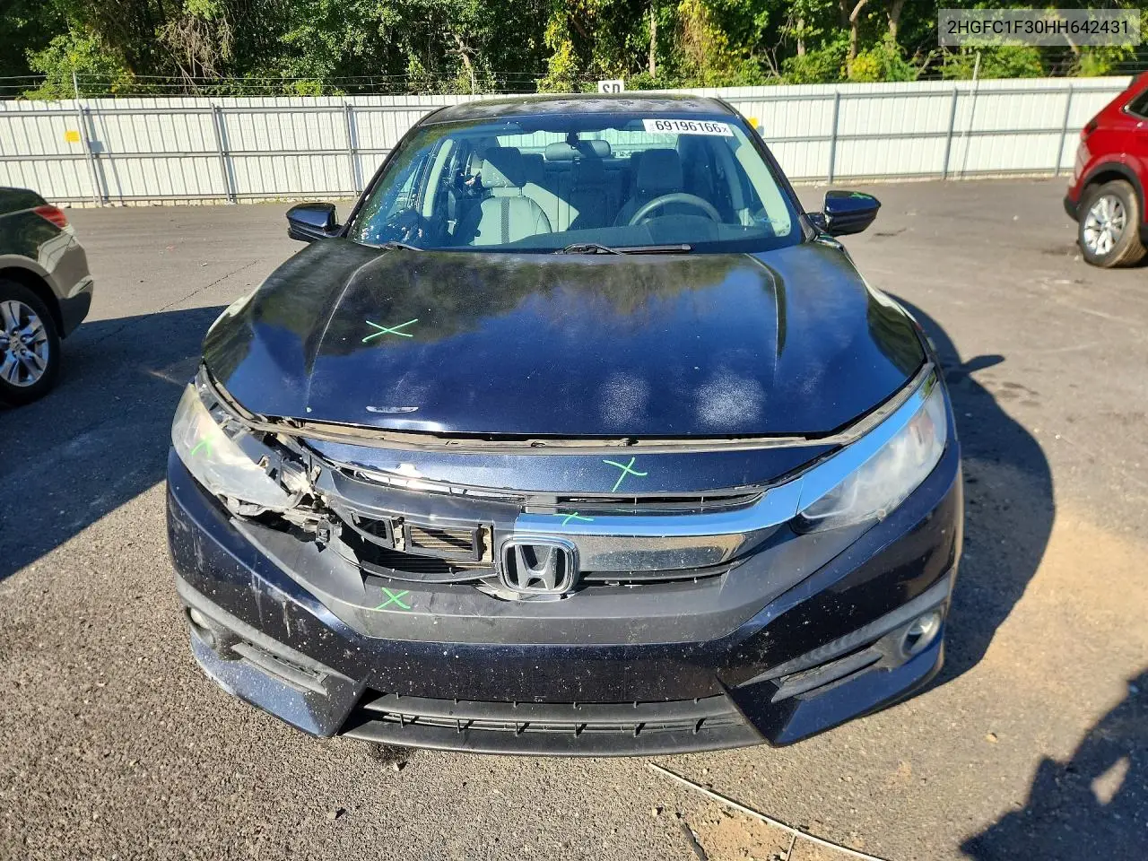 2017 HONDA CIVIC VIN 2HGFC1F30HH642431 — фото 5