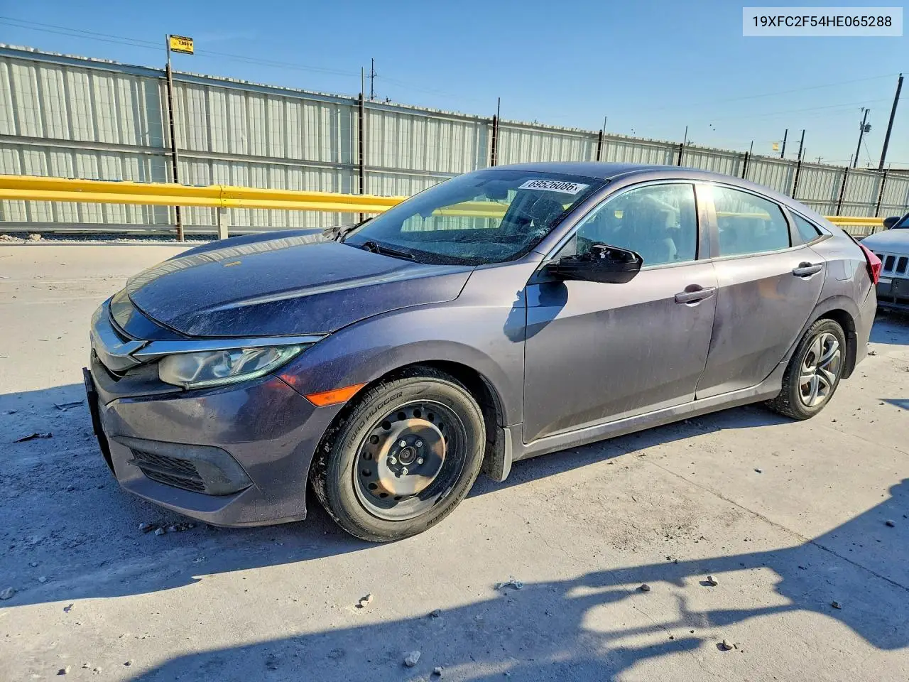 HONDA CIVIC 2017, VIN 19XFC2F54HE065288