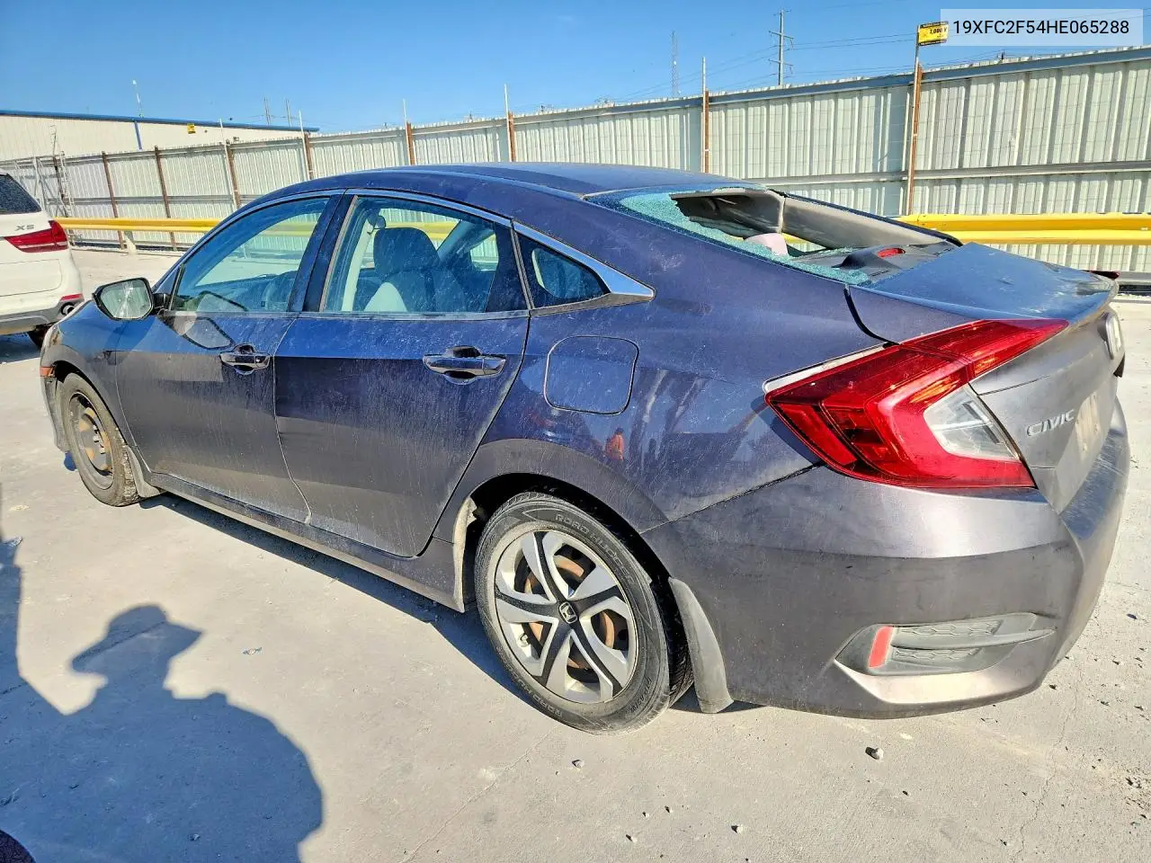 2017 HONDA CIVIC VIN 19XFC2F54HE065288 — фото 2