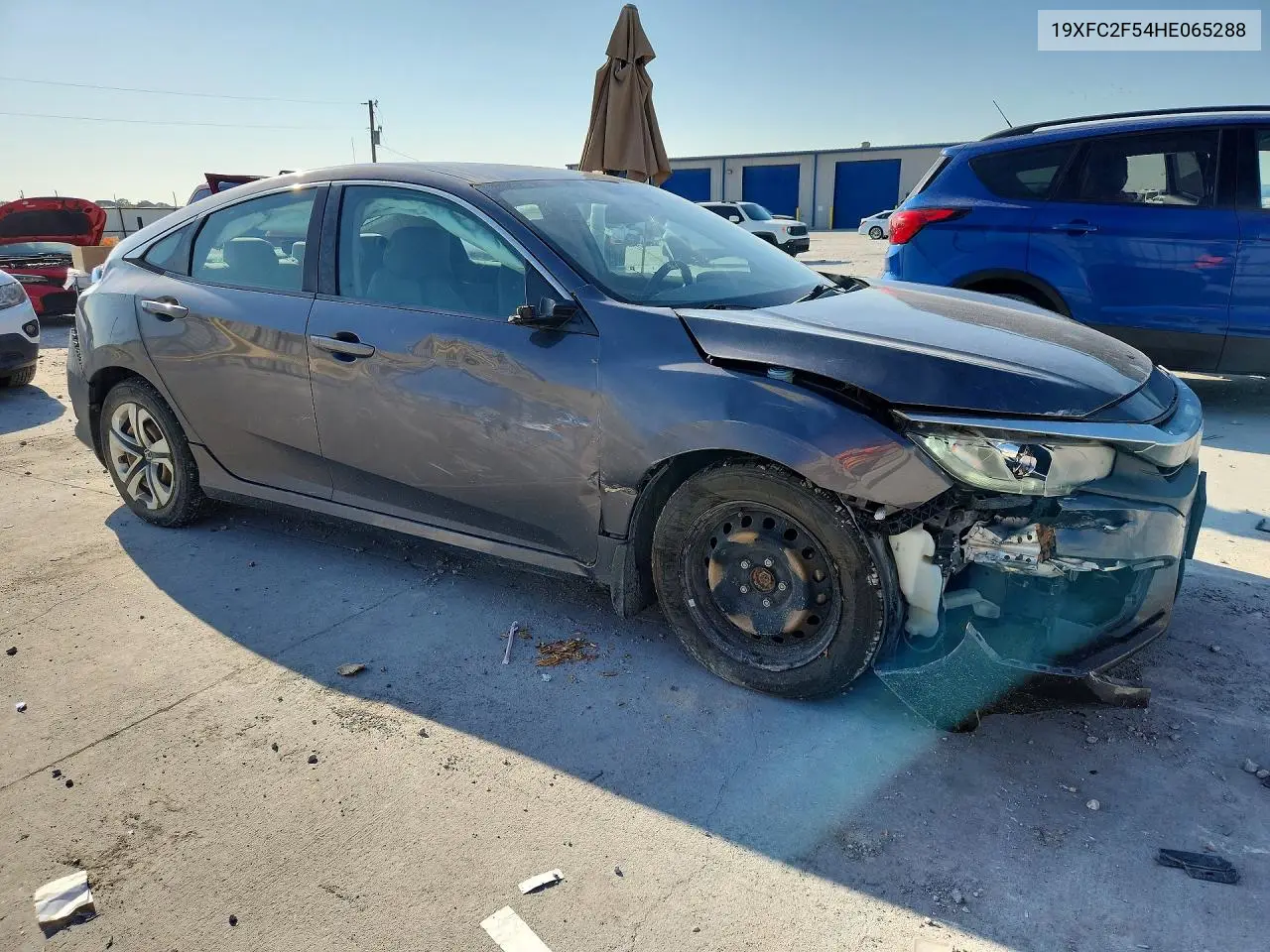 2017 HONDA CIVIC VIN 19XFC2F54HE065288 — фото 4