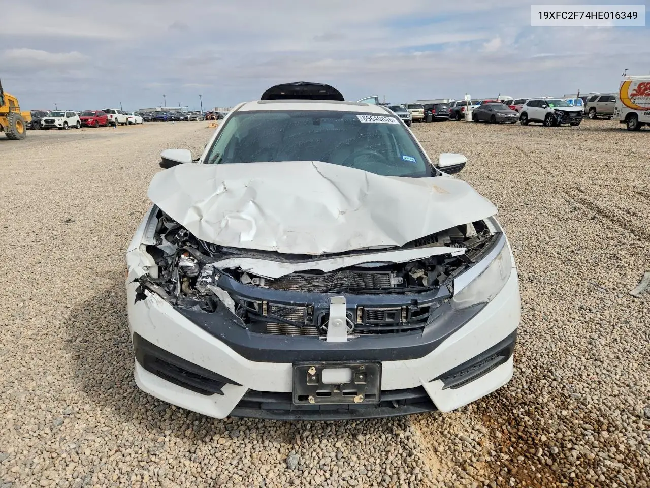 2017 HONDA CIVIC VIN 19XFC2F74HE016349 — фото 5