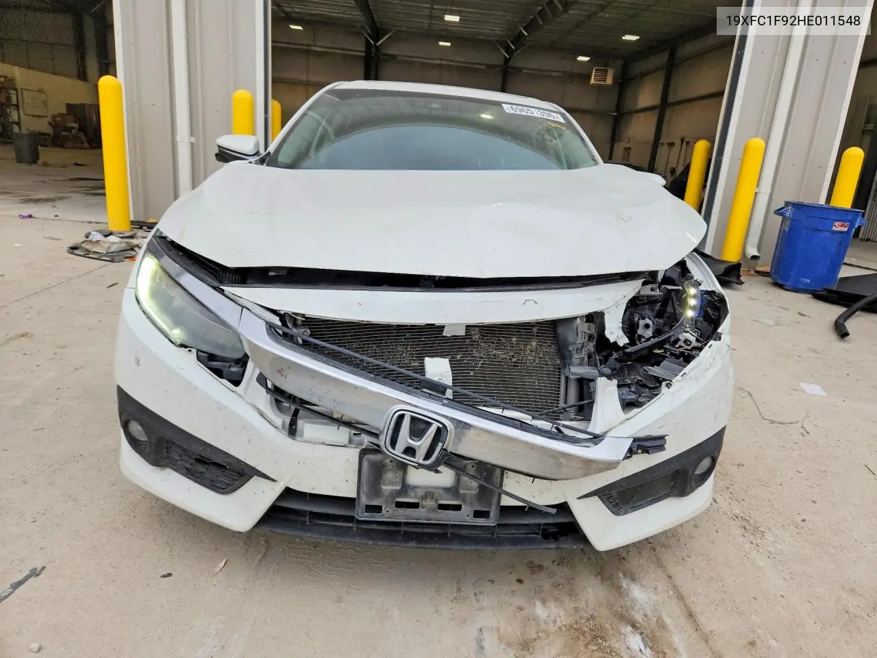 2017 HONDA CIVIC VIN 19XFC1F92HE011548 — фото 5