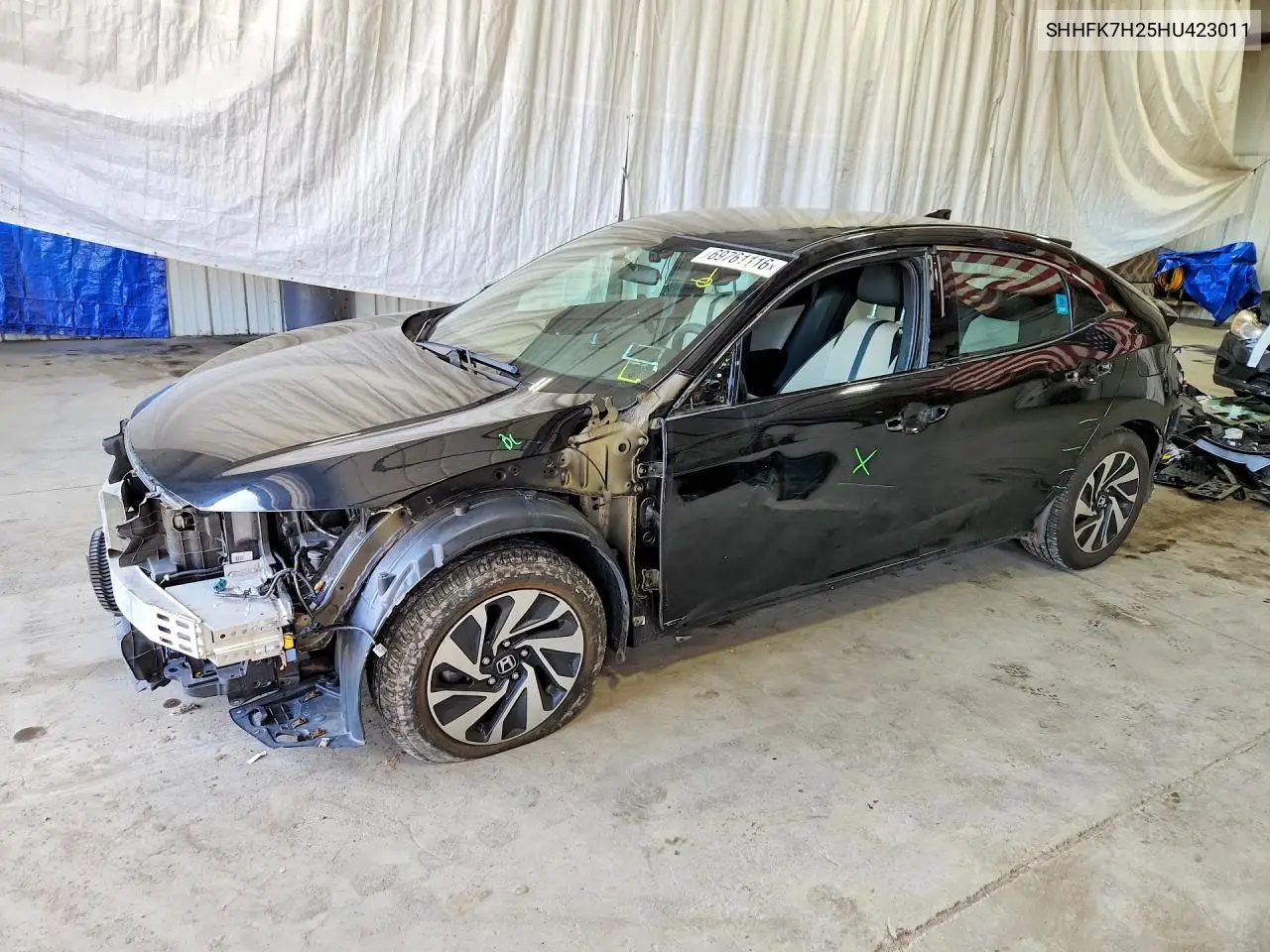 HONDA CIVIC 2017, VIN SHHFK7H25HU423011