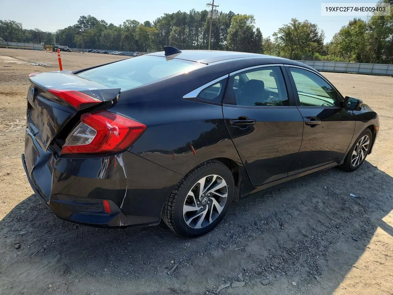 2017 HONDA CIVIC VIN 19XFC2F74HE009403 — фото 3
