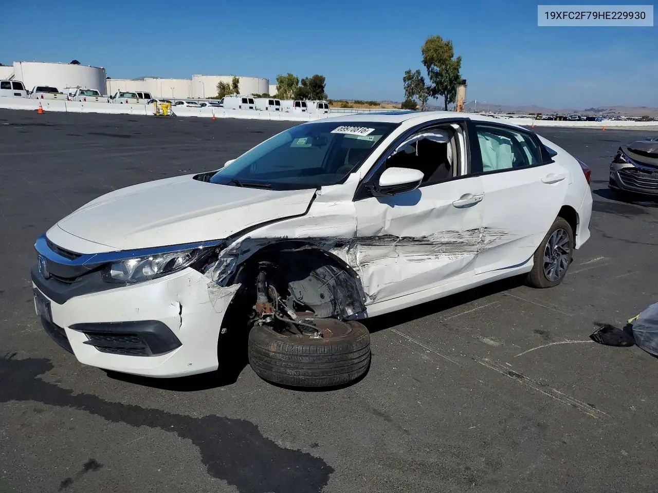 HONDA CIVIC 2017, VIN 19XFC2F79HE229930