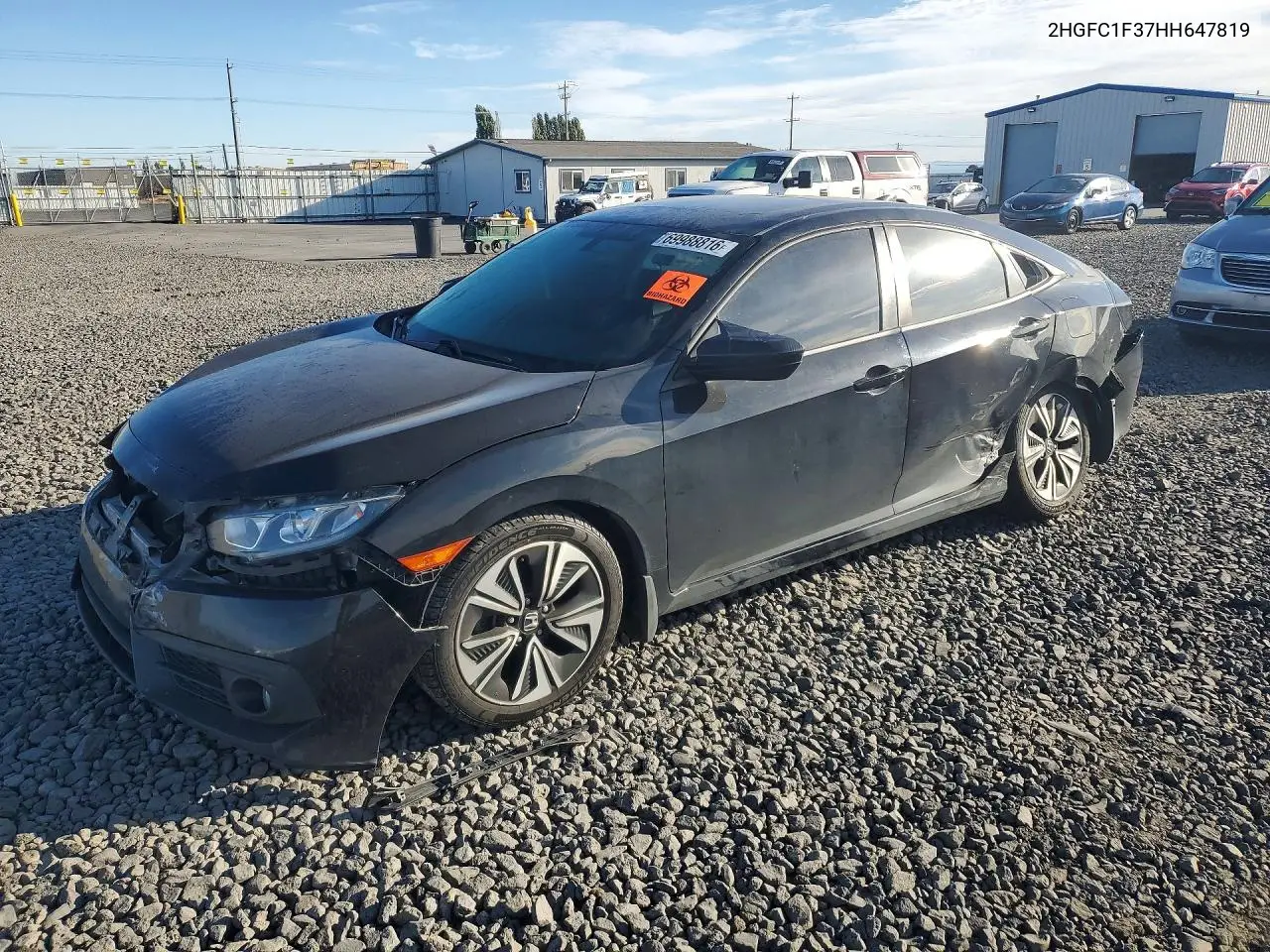 HONDA CIVIC 2017, VIN 2HGFC1F37HH647819