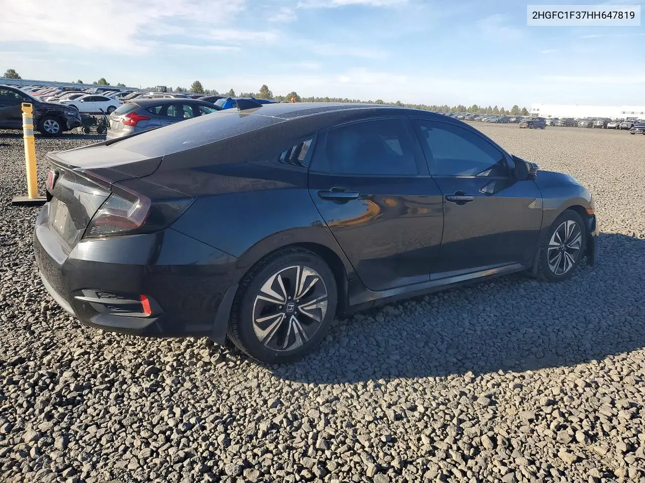 2017 HONDA CIVIC VIN 2HGFC1F37HH647819 — фото 3