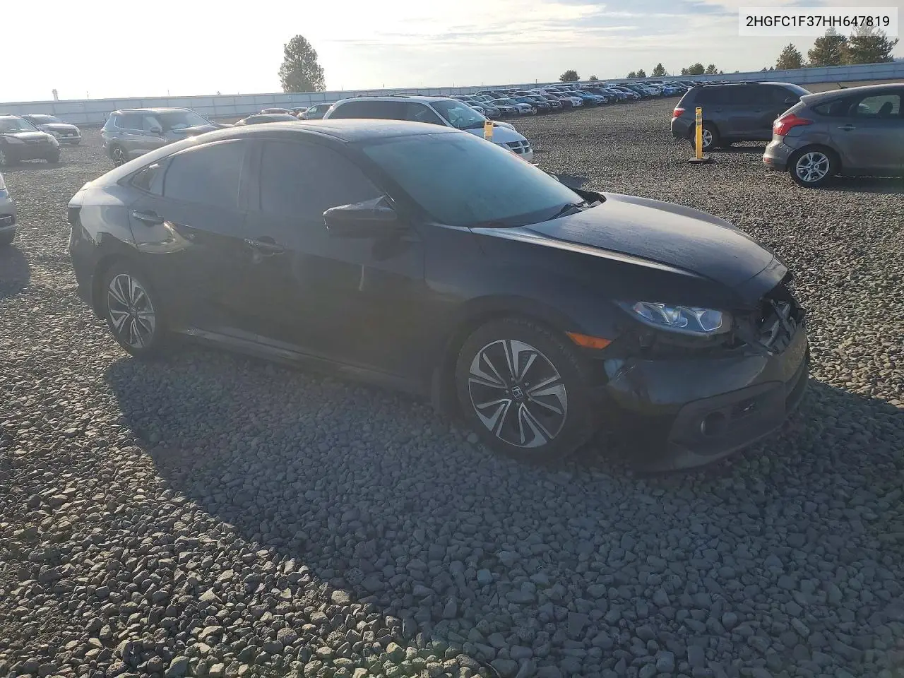 2017 HONDA CIVIC VIN 2HGFC1F37HH647819 — фото 4