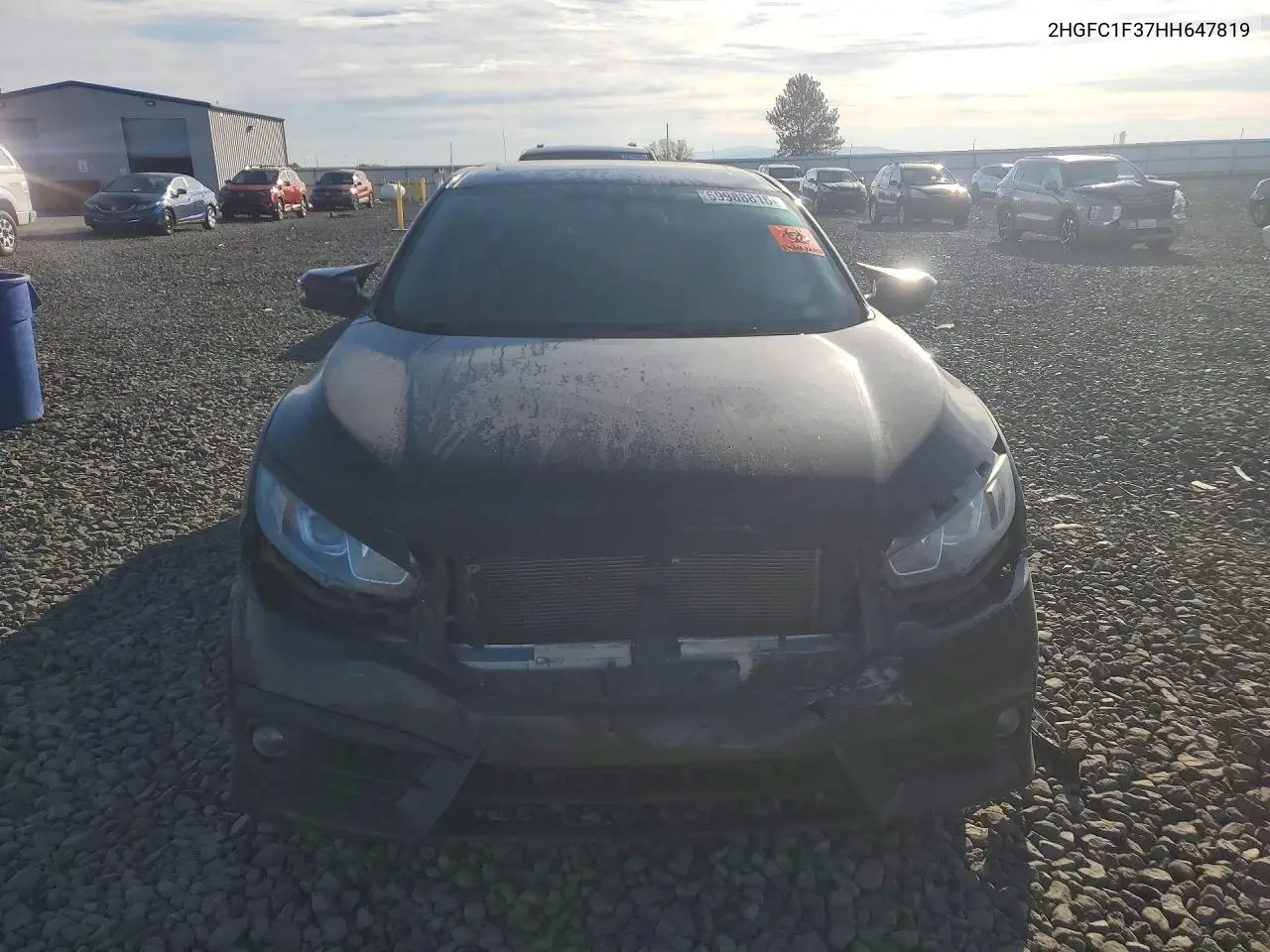 2017 HONDA CIVIC VIN 2HGFC1F37HH647819 — фото 5