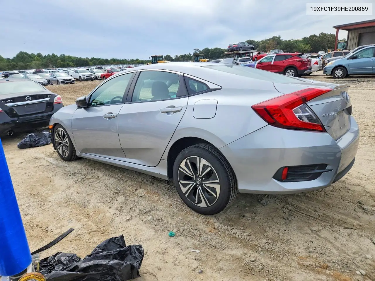 2017 HONDA CIVIC VIN 19XFC1F39HE200869 — фото 2
