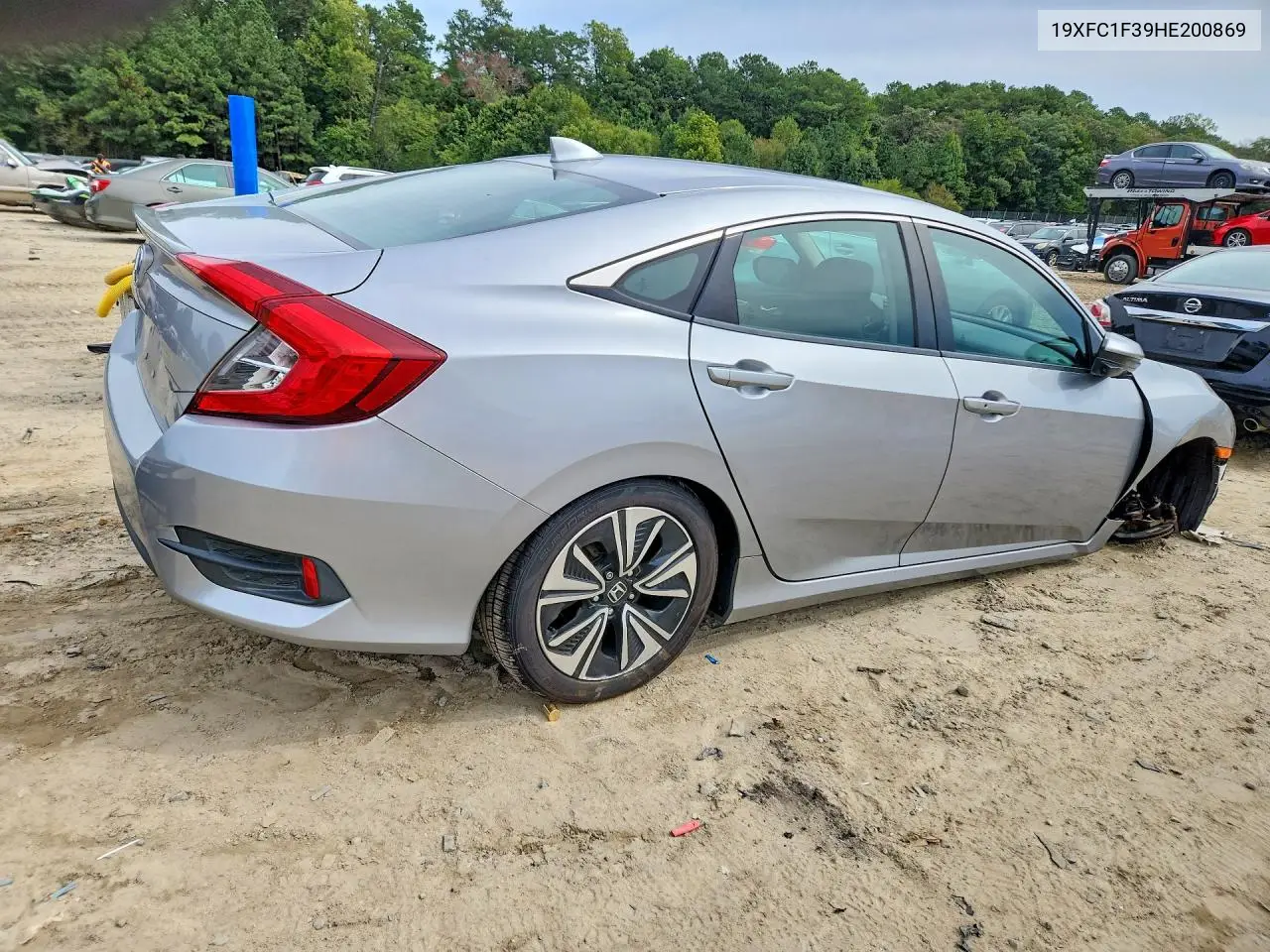 2017 HONDA CIVIC VIN 19XFC1F39HE200869 — фото 3