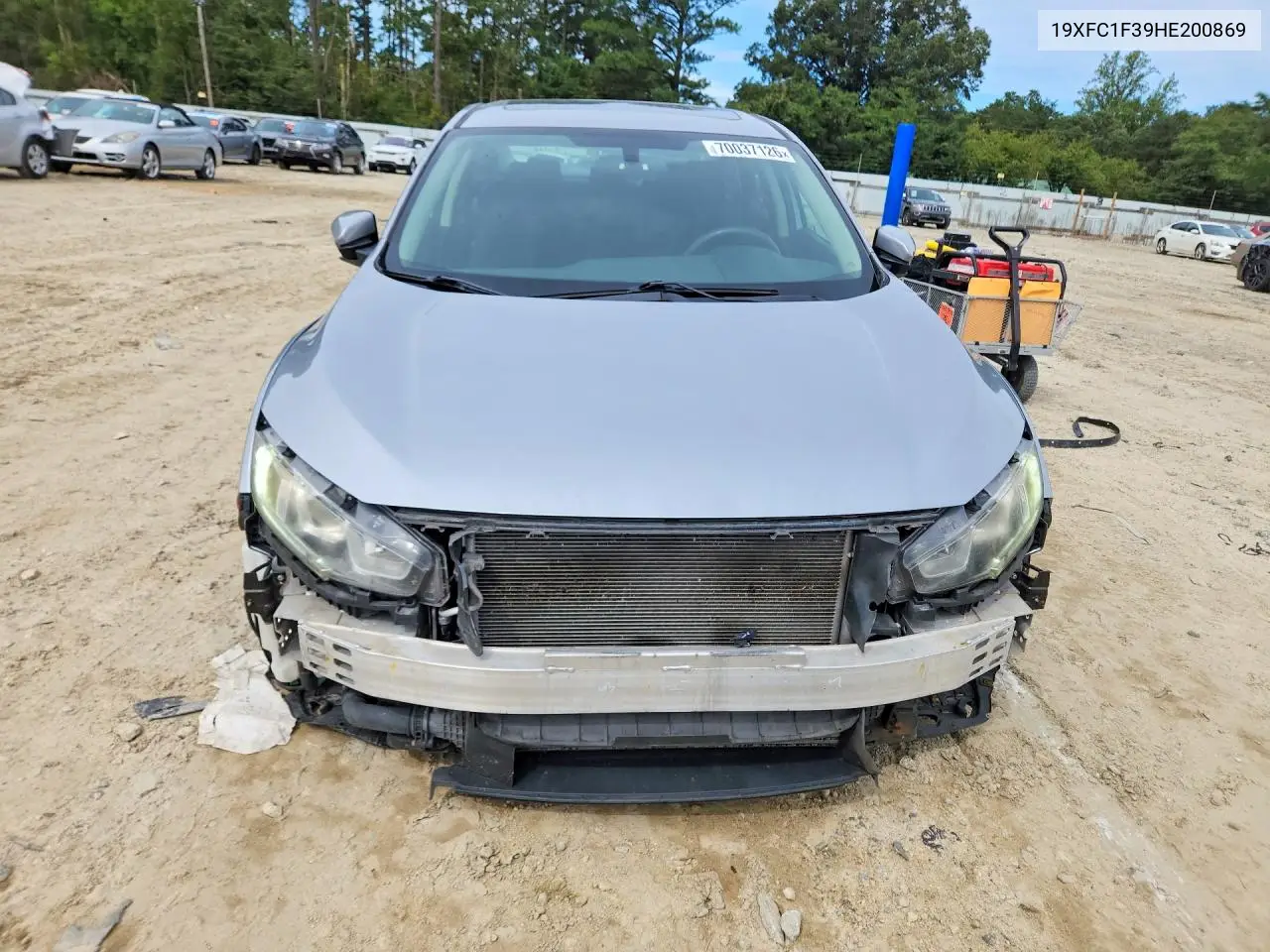 2017 HONDA CIVIC VIN 19XFC1F39HE200869 — фото 5