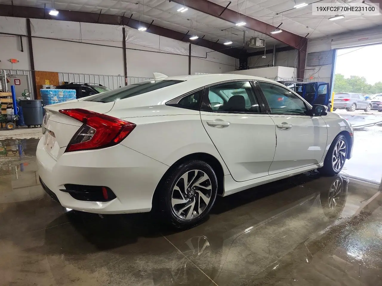 2017 HONDA CIVIC VIN 19XFC2F70HE231100 — фото 3