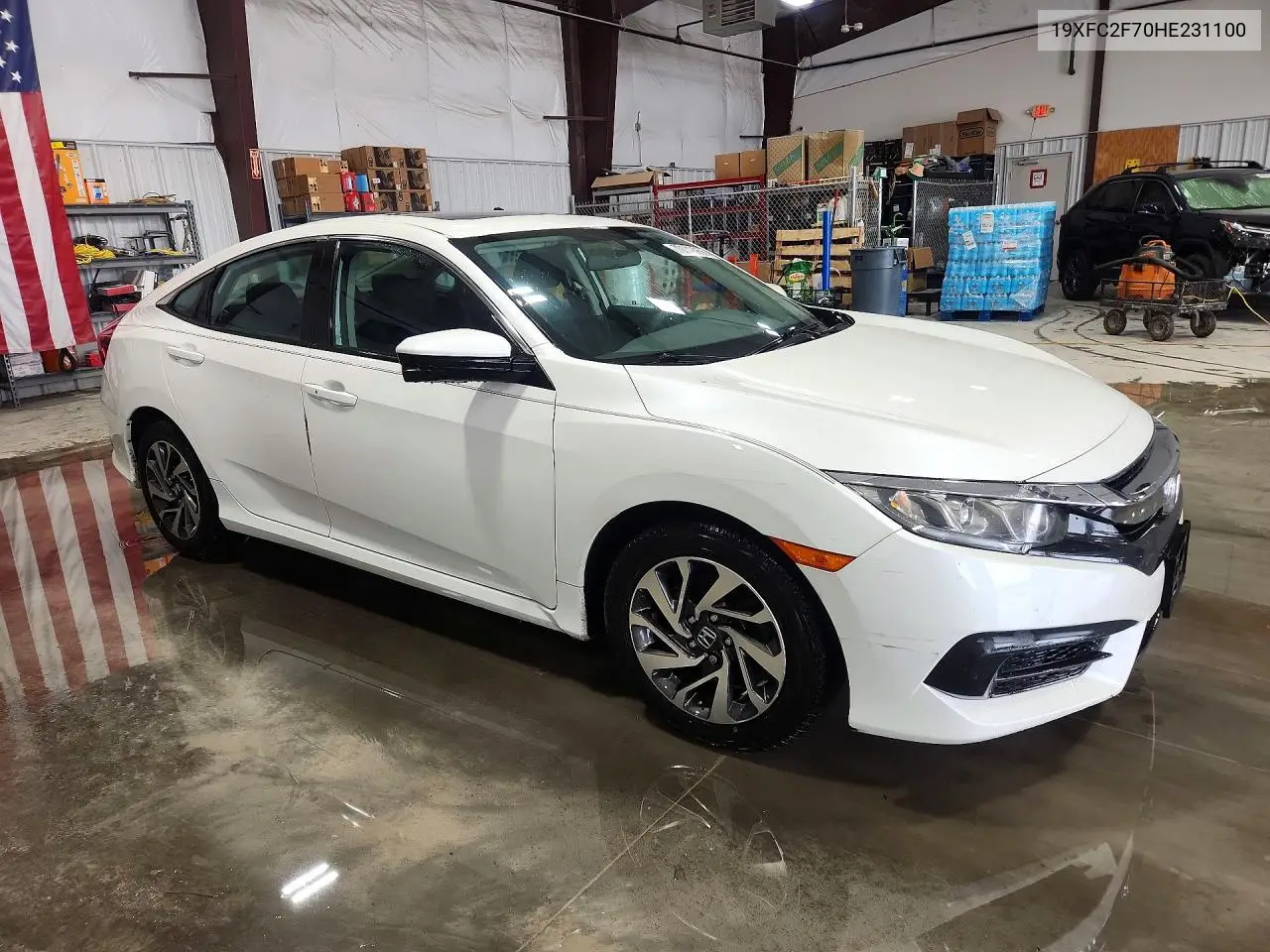 2017 HONDA CIVIC VIN 19XFC2F70HE231100 — фото 4