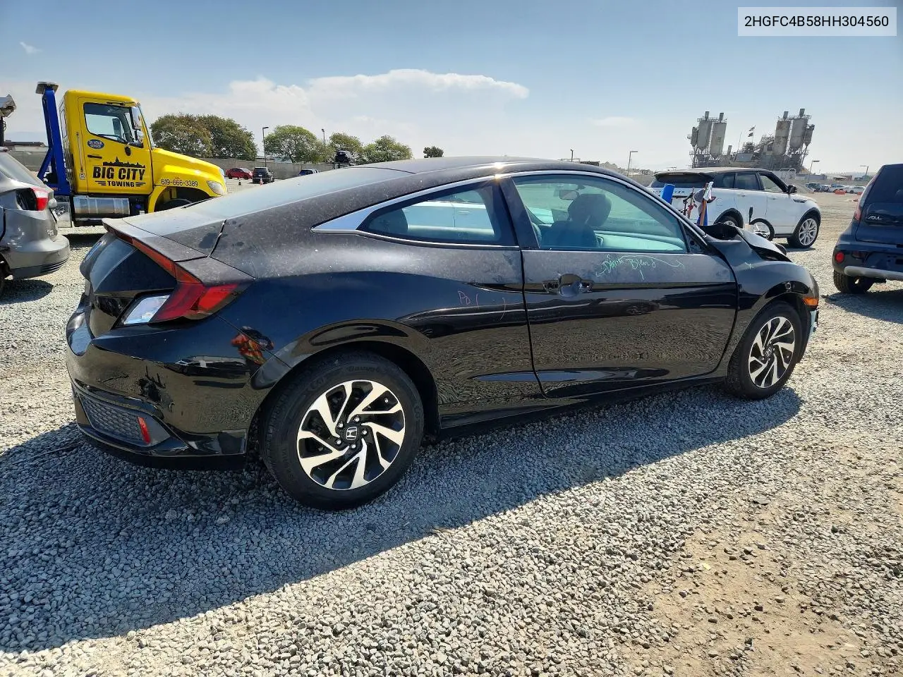 2017 HONDA CIVIC VIN 2HGFC4B58HH304560 — фото 3