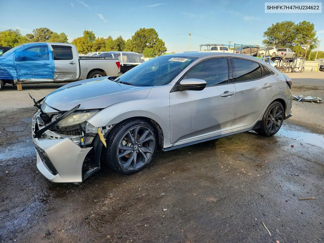 HONDA CIVIC 2017, VIN SHHFK7H47HU234622