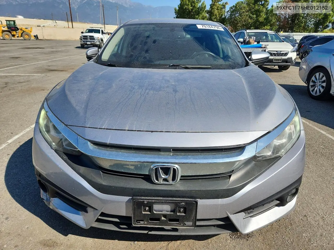 2017 HONDA CIVIC VIN 19XFC1F76HE012152 — фото 5