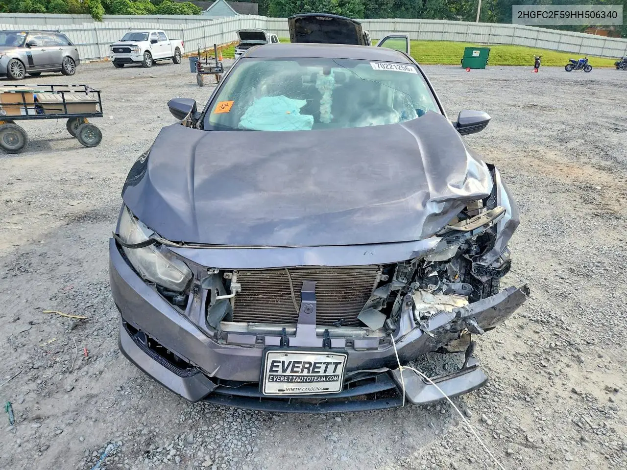 2017 HONDA CIVIC VIN 2HGFC2F59HH506340 — фото 5
