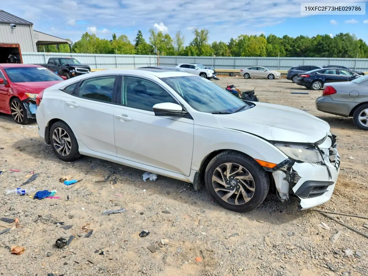 2017 HONDA CIVIC VIN 19XFC2F73HE029786 — фото 4