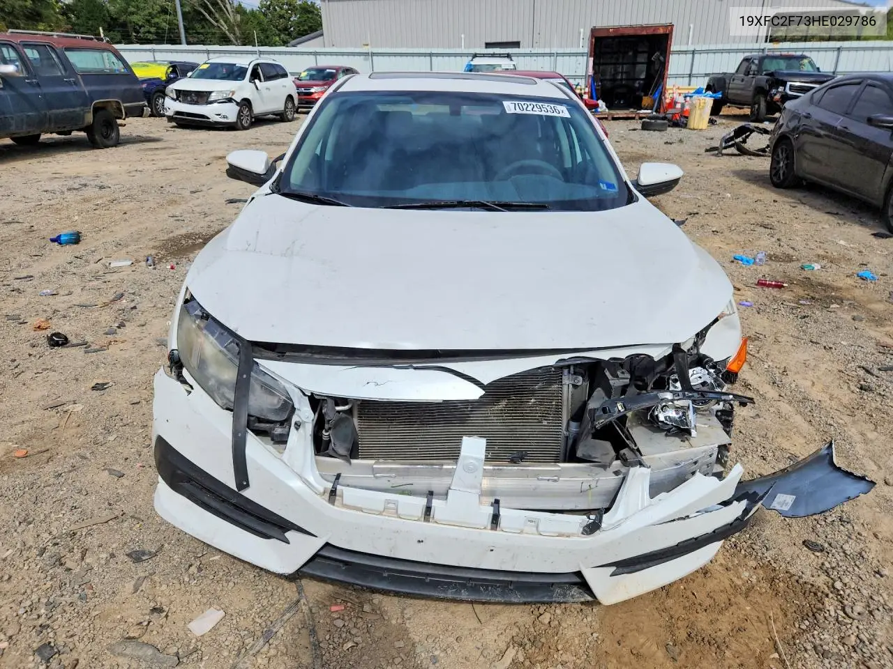 2017 HONDA CIVIC VIN 19XFC2F73HE029786 — фото 5