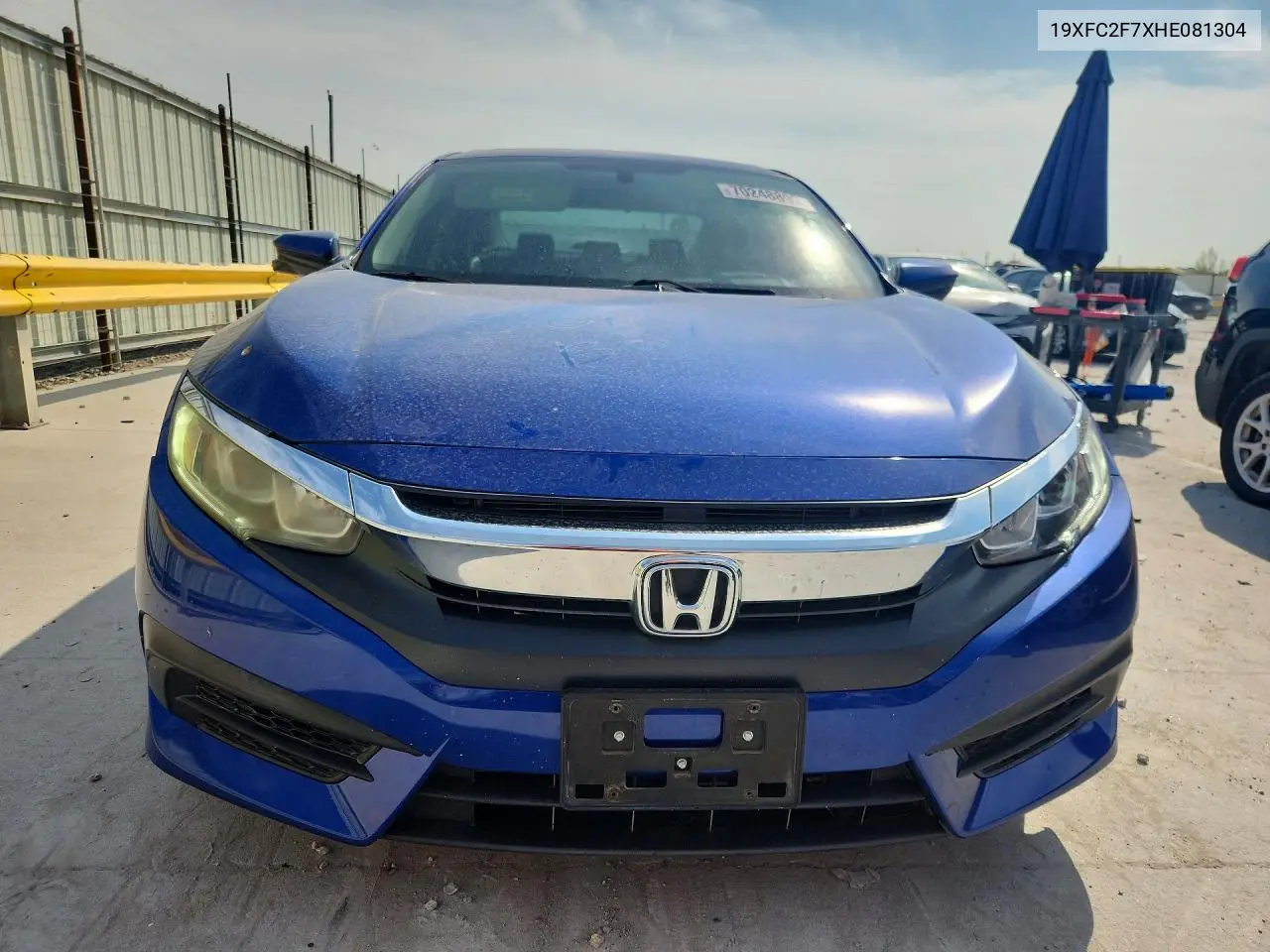 2017 HONDA CIVIC VIN 19XFC2F7XHE081304 — фото 5