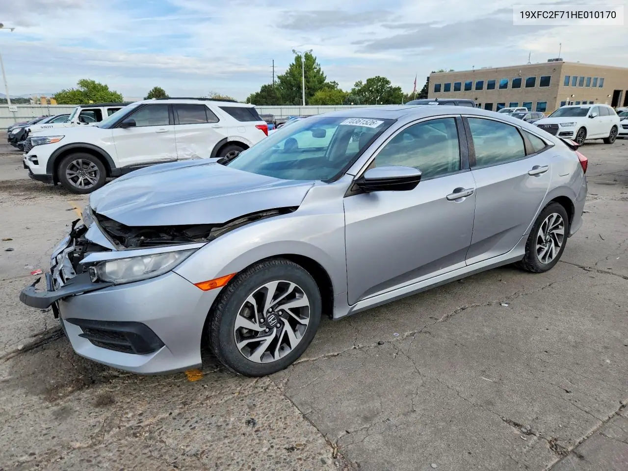 HONDA CIVIC 2017, VIN 19XFC2F71HE010170