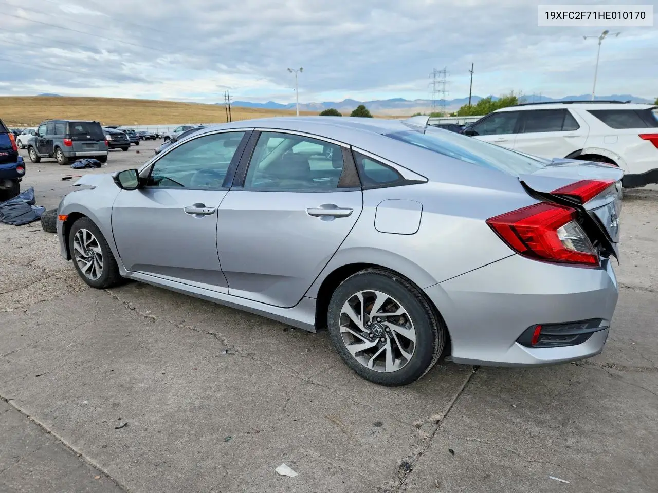 2017 HONDA CIVIC VIN 19XFC2F71HE010170 — фото 2