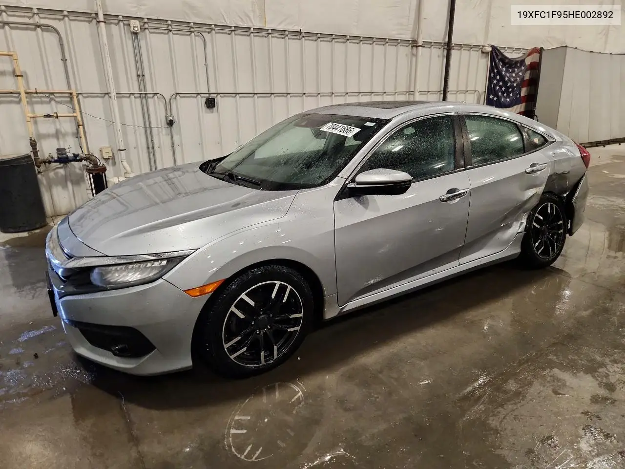 HONDA CIVIC 2017, VIN 19XFC1F95HE002892