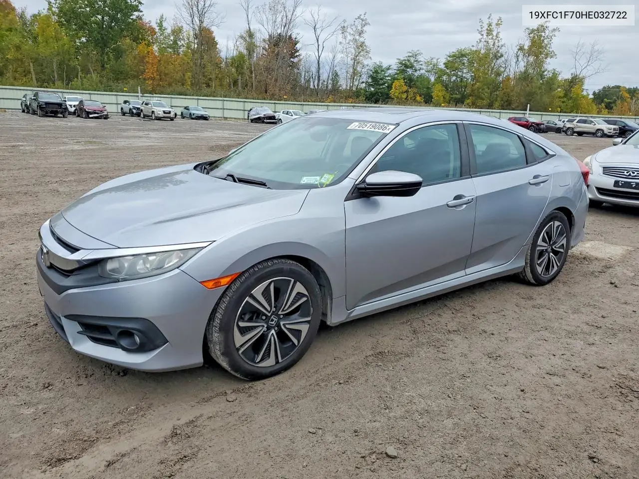 HONDA CIVIC 2017, VIN 19XFC1F70HE032722