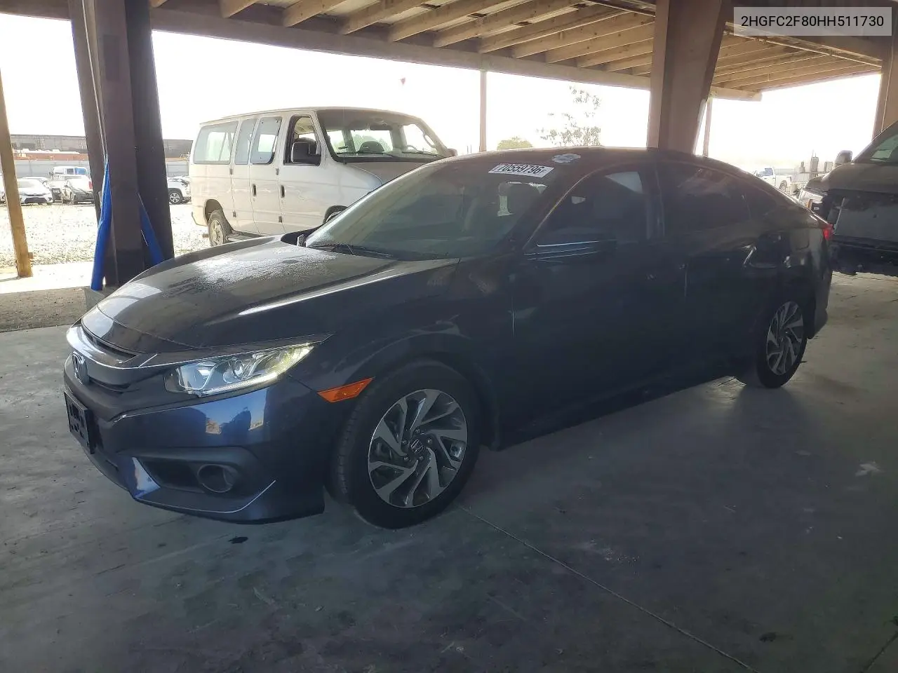 HONDA CIVIC 2017, VIN 2HGFC2F80HH511730