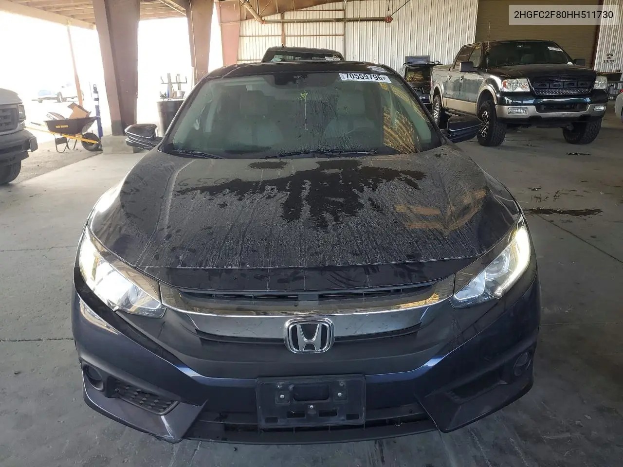 2017 HONDA CIVIC VIN 2HGFC2F80HH511730 — фото 5