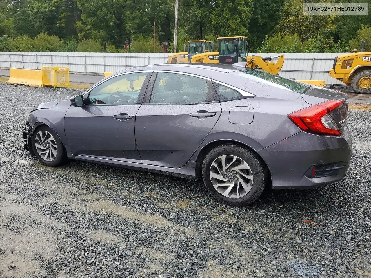 2017 HONDA CIVIC VIN 19XFC2F71HE012789 — фото 2