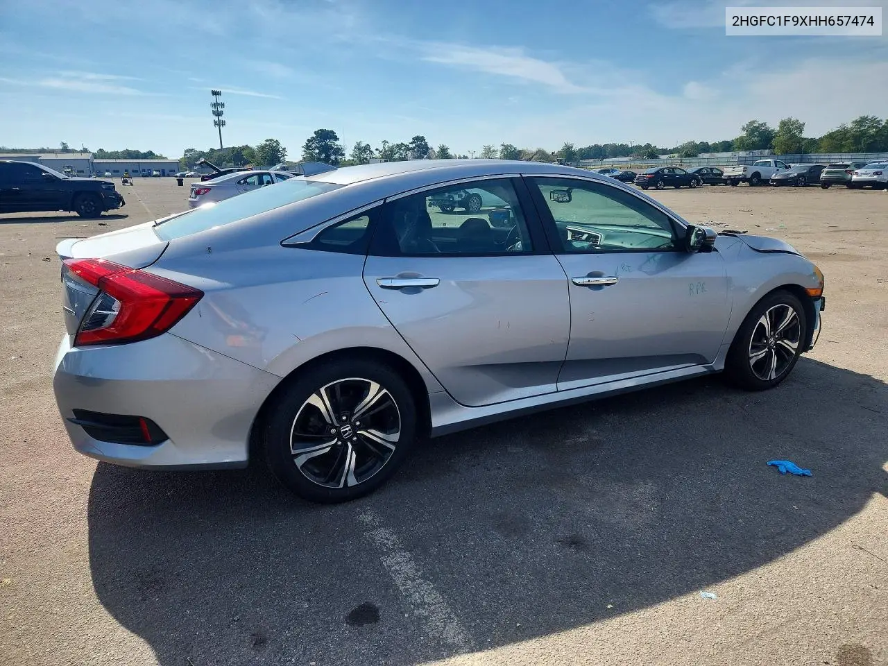 2017 HONDA CIVIC VIN 2HGFC1F9XHH657474 — фото 3