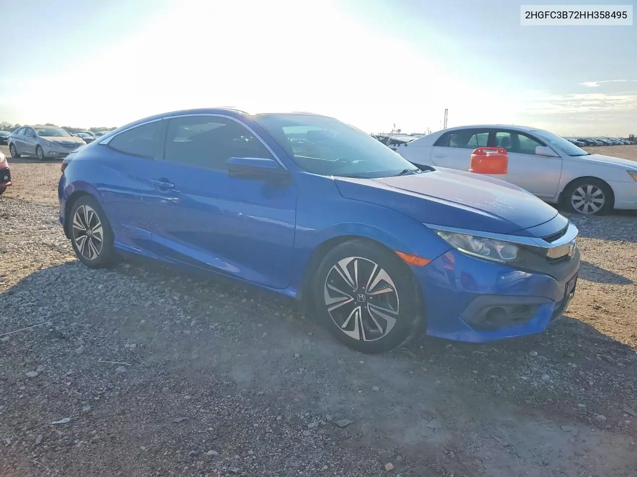 2017 HONDA CIVIC VIN 2HGFC3B72HH358495 — фото 4