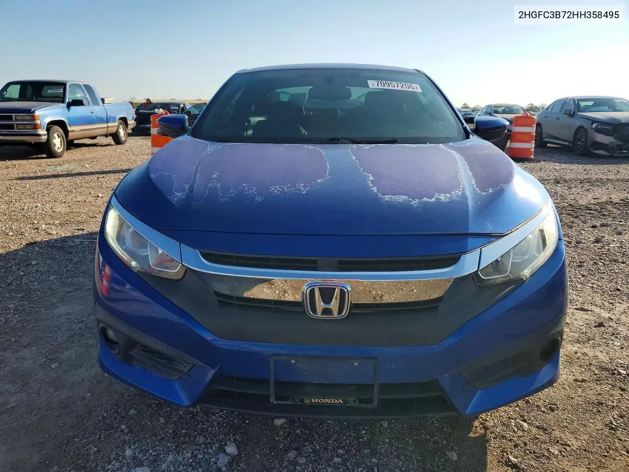 2017 HONDA CIVIC VIN 2HGFC3B72HH358495 — фото 5