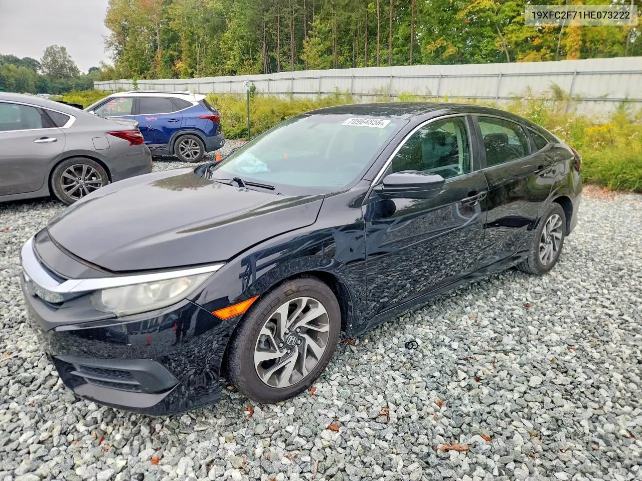 HONDA CIVIC 2017, VIN 19XFC2F71HE073222