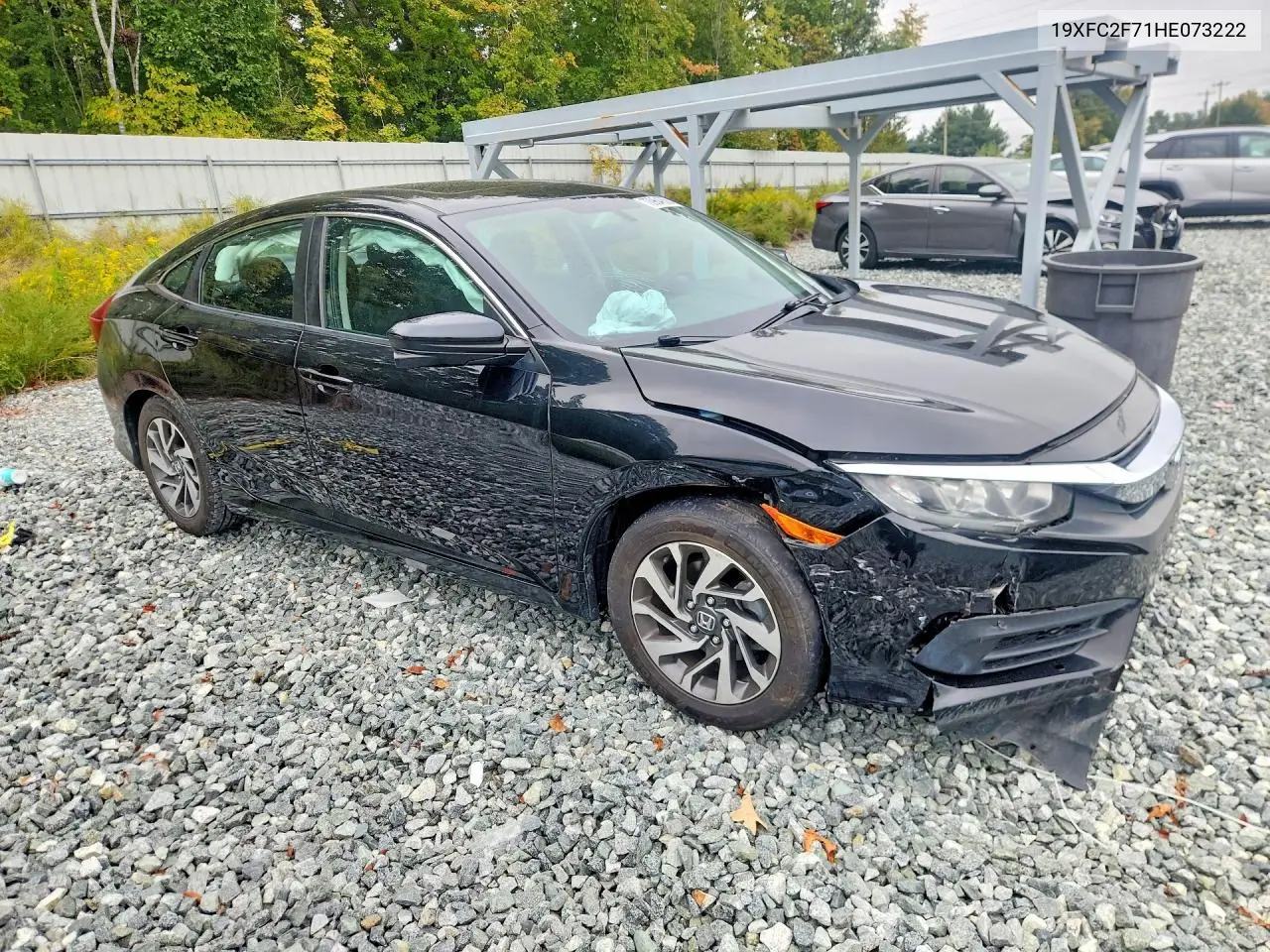 2017 HONDA CIVIC VIN 19XFC2F71HE073222 — фото 4